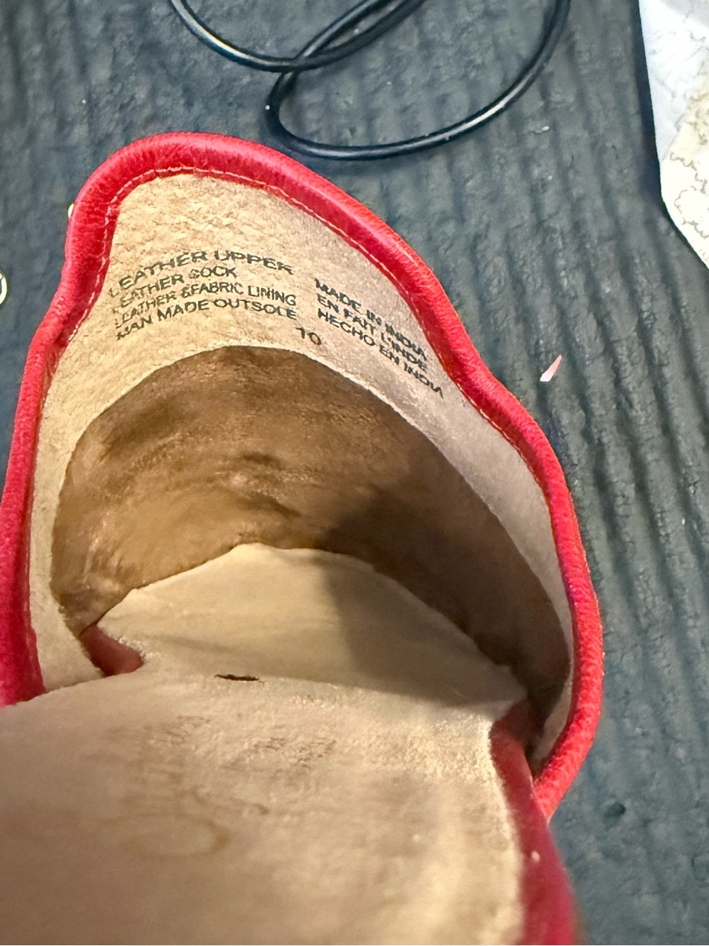 Seychelles Red Woven Slip-On Mules - Picture 5 of 5